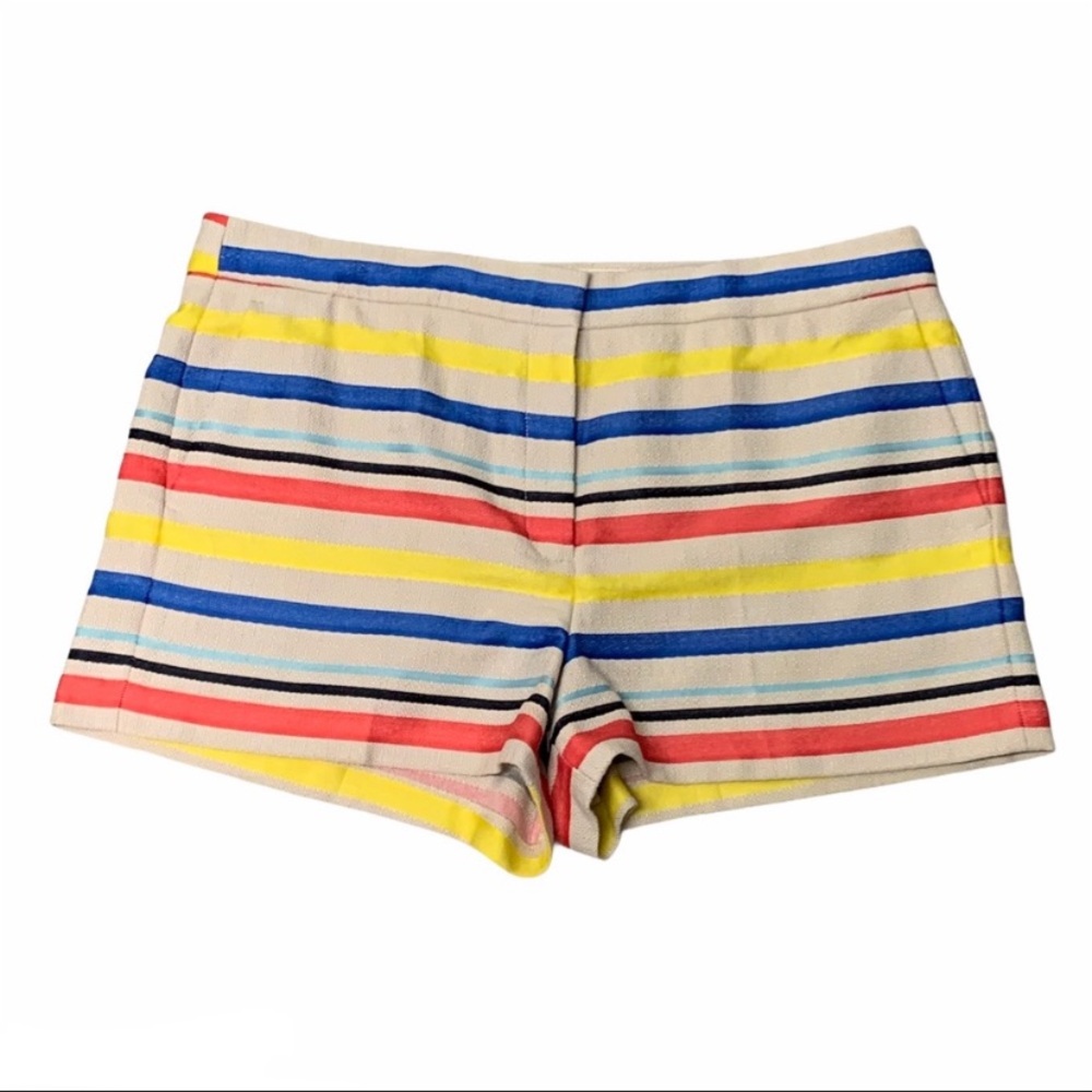 J. Crew Multicolor Striped Jacquard Shorts 16